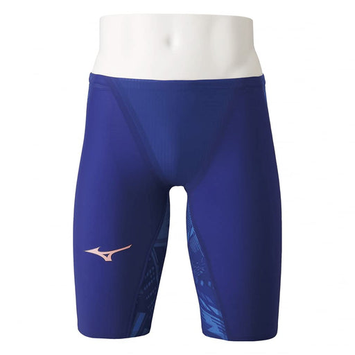 MIZUNO N2MB0502 Men's Swimsuit GX/SONIC V MR Half Spats Blue Size 130 Nylon NEW_2