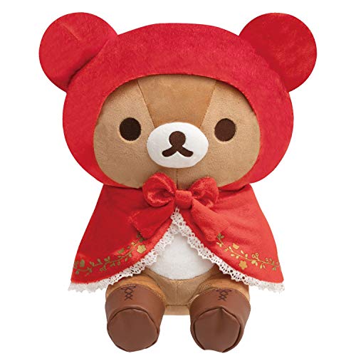 SAN-X Rilakkuma Red Riding Hood Fairy Tales Plush M  27.5cm NEW from Japan_1