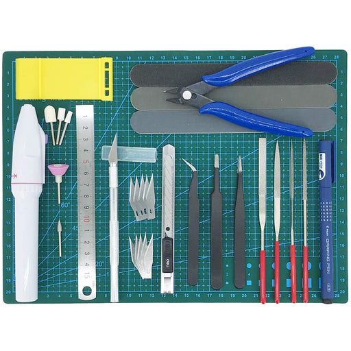 Plastic Model Tool Set for Gunpla Gundam Plastic Model Craft Tool 23 Types (GR)_1