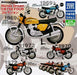 TAKARA TOMY Honda Dream CB750 FOUR bike all 5 set Gashapon capsule Complete NEW_1