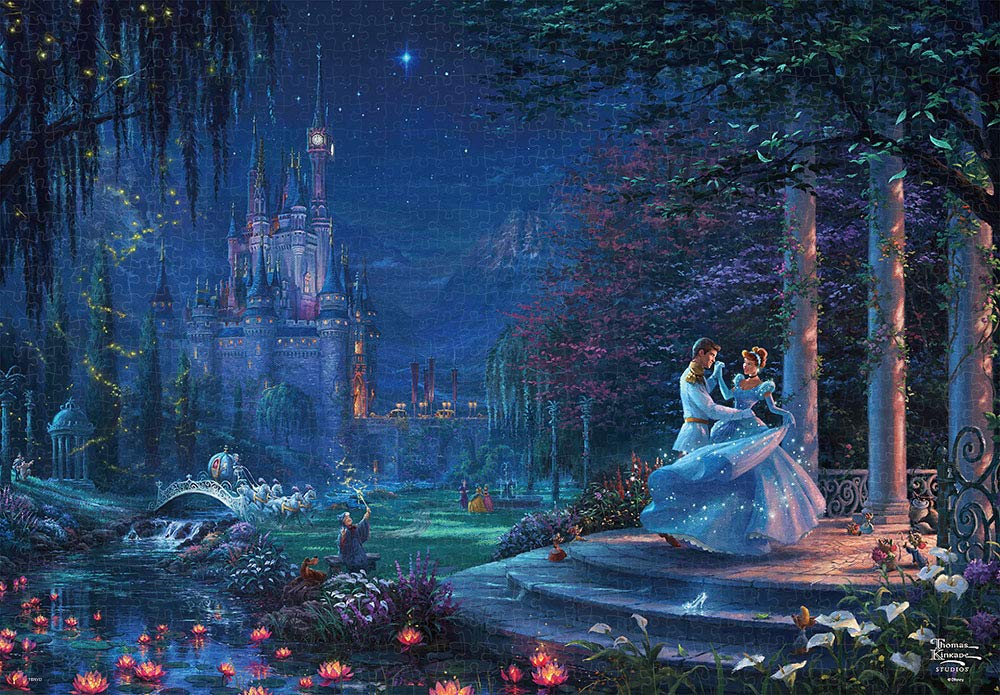 1000 Piece Jigsaw Puzzle Disney Cinderella Dancing in the Starlight ‎D-1000-068_1