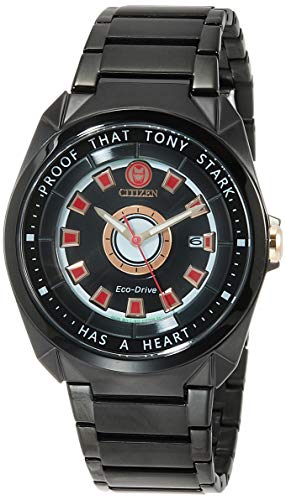 CITIZEN Watch Eco-Drive Marvel Special Model "TONY STARK" AW1017-58W Men's NEW_1