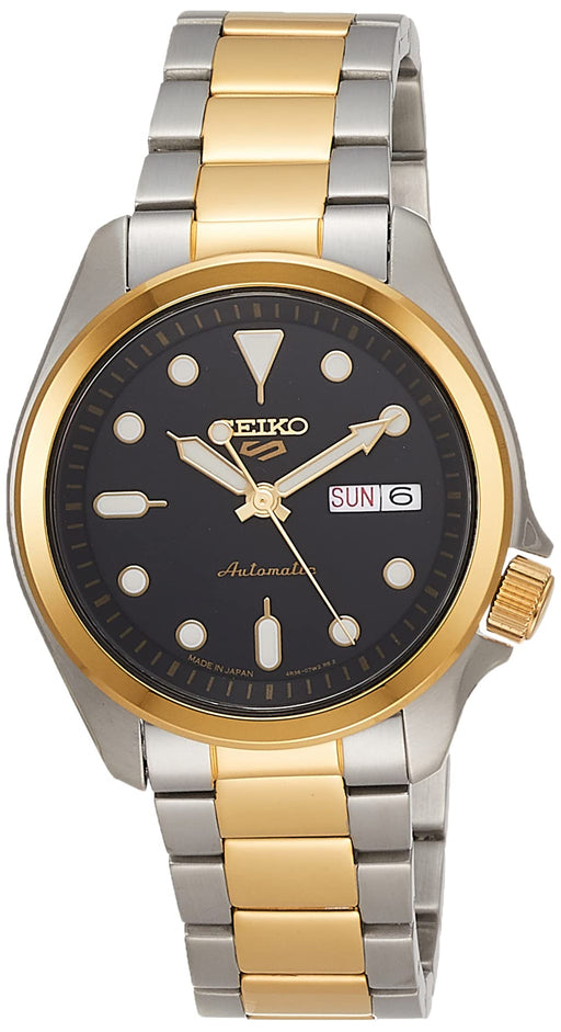 SEIKO 5 SPORTS SBSA050 Mechanical Automatic Men's Watch Silver+Yellow Gold NEW_1