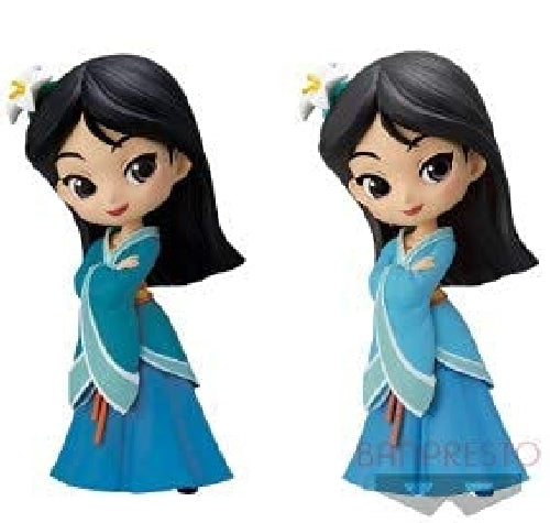Q posket Disney Mulan Royal Style Figure Set of 2 BANPRESTO Unisex Adult NEW_1