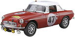 AOSHIMA 1/24 The Model Car SP BLMC G/HM4 MG-B CLUB RALLY Ver. 1966 Plastic Kit_1