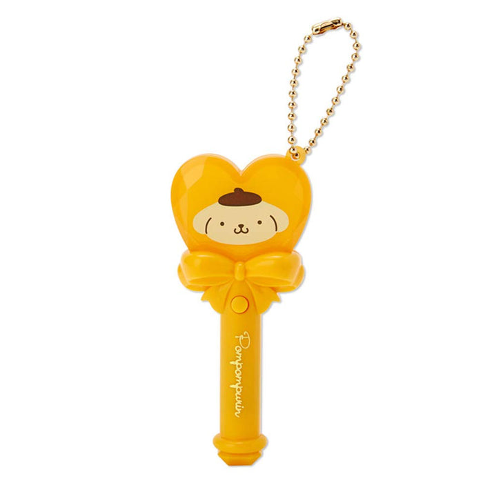 SANRIO Pompompurin Miniature Penlight Keychain 695181 with silicone ring NEW_1