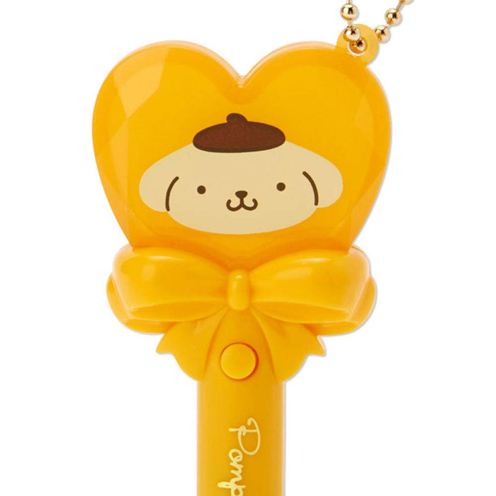 SANRIO Pompompurin Miniature Penlight Keychain 695181 with silicone ring NEW_3