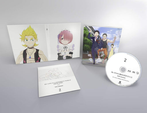 Blu-ray Re:Zero Starting Life in Another World 2nd Vol.2 w/ Book ZMXZ-14262 NEW_1