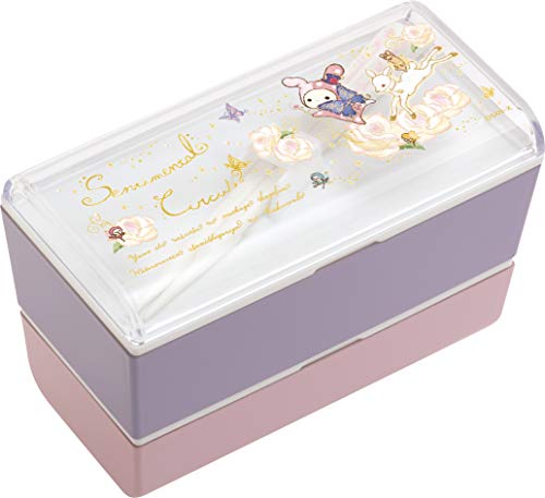 Sentimental Circus two-stage lunch box with chopsticks KA07601 San-X NEW_1