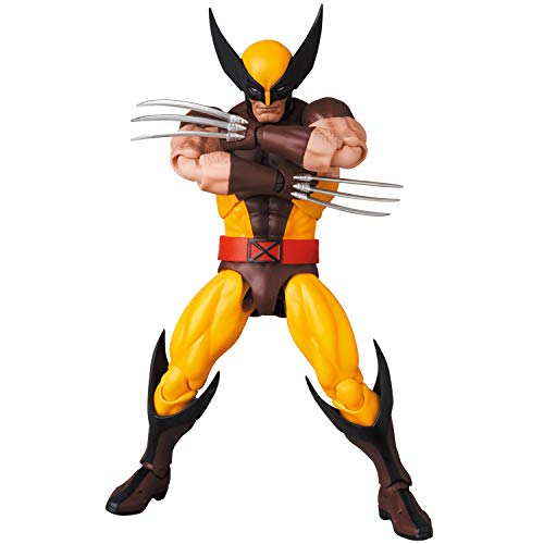 MAFEX No.138 Wolverine Brown Comic Ver 145mm Action Figure MEDICOM TOY Anime toy_3