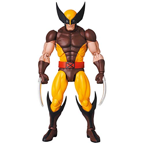 MAFEX No.138 Wolverine Brown Comic Ver 145mm Action Figure MEDICOM TOY Anime toy_9