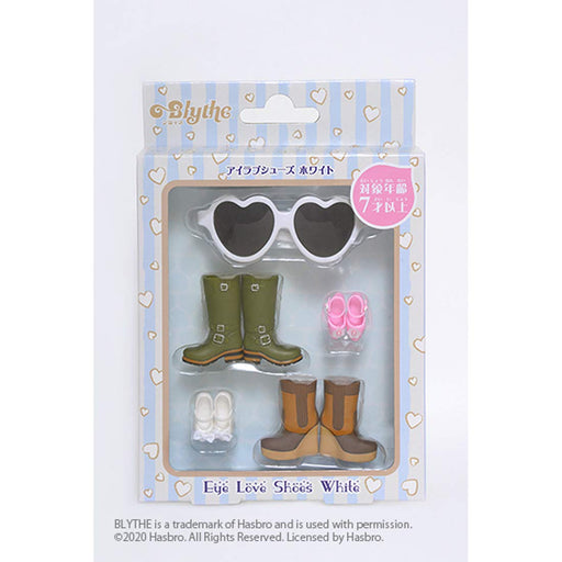 TAKARA TOMY Blythe Goods Shop Limited I Love Shoes Set White Shoes & Sunglasses_2