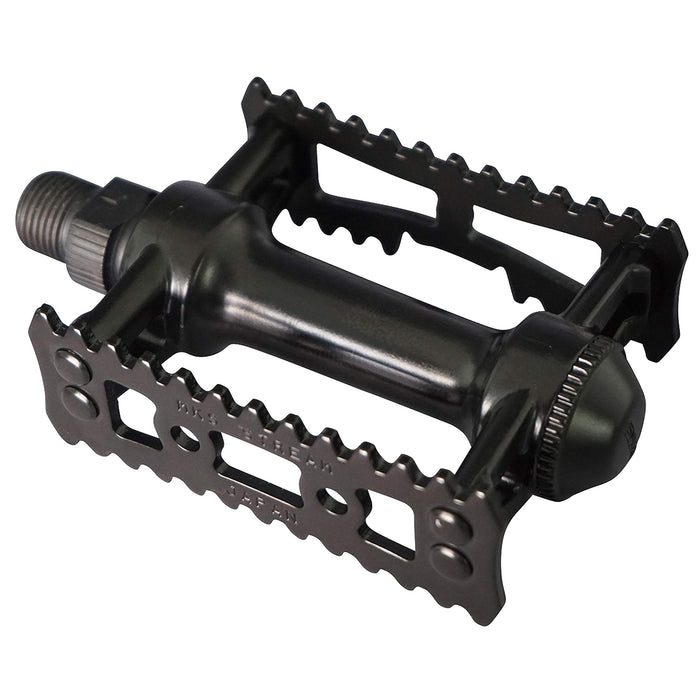 MKS Mikashima Bicycle Pedals MASH STREAM ALL BLACK L/R Pair Set ‎112114 NEW_3