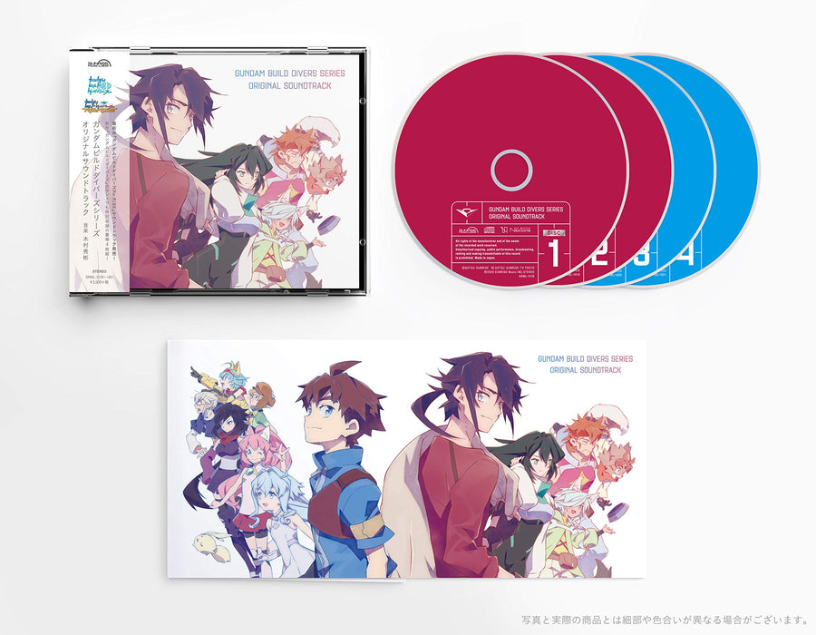 Gundam Build Divers Series Original Soundtrack CD SRML-1018 4-disc Set TV Anime_2