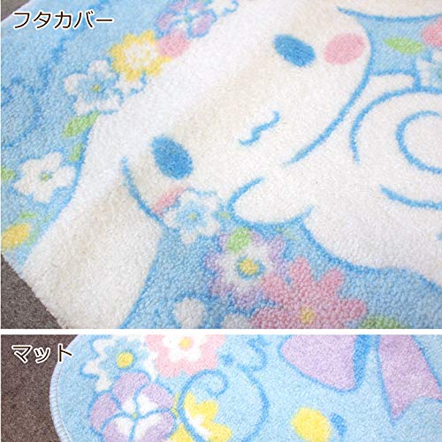 Sanrio Cinnamoroll cinnamon toilet cover & mat set For cleaning and heating NEW_2