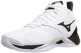 MIZUNO Volleyball Shoes WAVE MOMENTUM 2 MID V1GA2117 White Black US7.5 (25.5cm)_1