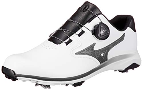 MIZUNO Golf Soft Spike Shoes NEXLITE GS BOA 51GM2115 White Black US8.5(25.5cm)_1