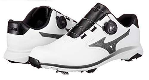 MIZUNO Golf Soft Spike Shoes NEXLITE GS BOA 51GM2115 White Black US8.5(25.5cm)_7