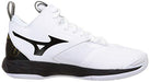 MIZUNO Volleyball Shoes WAVE MOMENTUM 2 MID V1GA2117 White Black US6(24cm) NEW_6