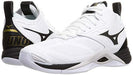 MIZUNO Volleyball Shoes WAVE MOMENTUM 2 MID V1GA2117 White Black US6(24cm) NEW_7