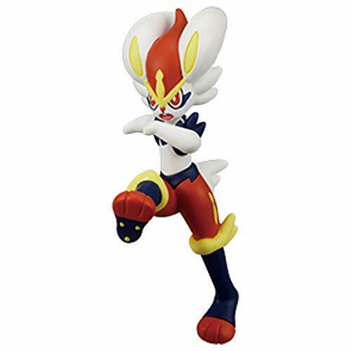 Monster Collection Pokedel-Z Ash vs Go (Lucario : Cinderace) Character Toy NEW_4
