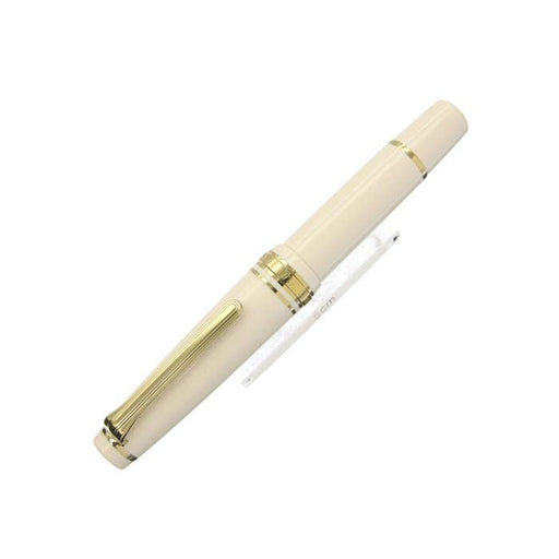 Sailor Fountain Pen Professional Gear Slim Mini Gold Beni White Fine Medium NEW_2