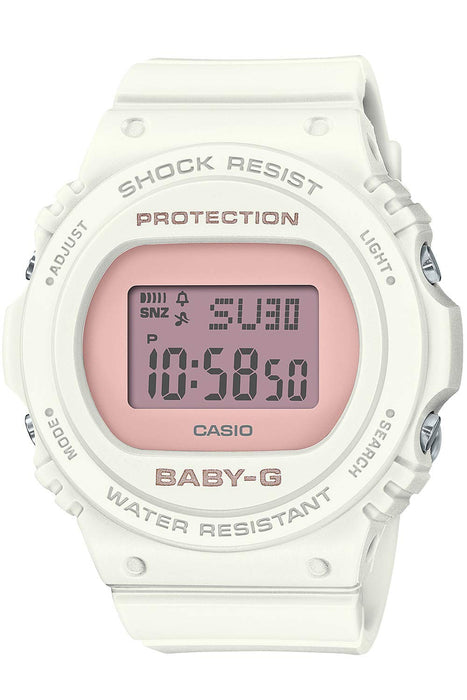 CASIO Baby-G BGD-570-7BJF Women's Watch Digital White Resin Band World Time NEW_1