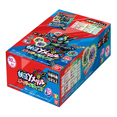 yo kai watch booster box BANDAI Yokai Yokai Y Medal Overdrive 10Pack JAPAN OFFICIAL Box:SEALED ] Has appeared 900 Pockets Football Card customrom