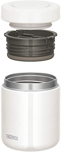 Thermos Vacuum Insulated Soup Jar 400ml White JBR-400 WH Stainless Steel NEW_2