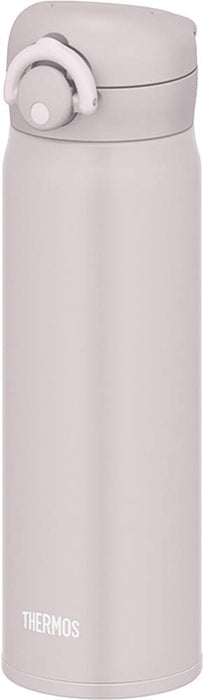Thermos Water Bottle Vacuum Insulated Mobile Mug 500ml Pink Greige JNR-501LTDPGG_1