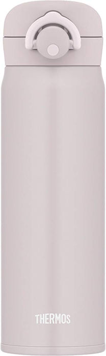 Thermos Water Bottle Vacuum Insulated Mobile Mug 500ml Pink Greige JNR-501LTDPGG_2