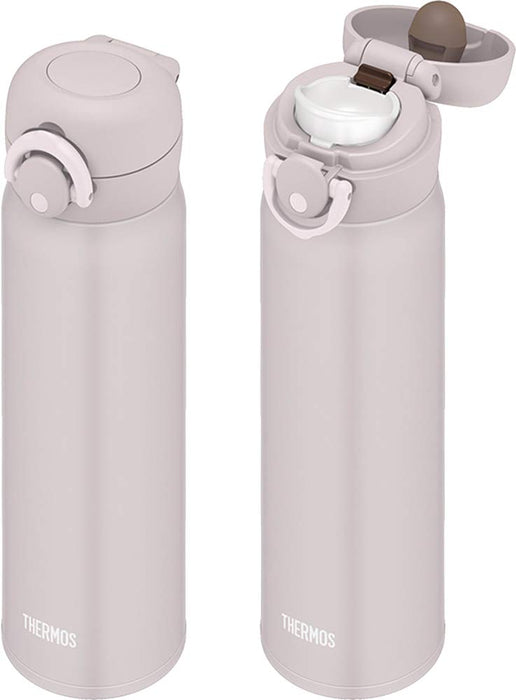 Thermos Water Bottle Vacuum Insulated Mobile Mug 500ml Pink Greige JNR-501LTDPGG_3