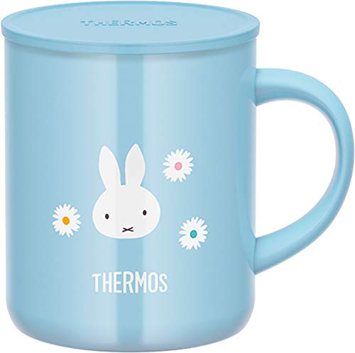 THERMOS Vacuum Insulated Mug 350ml Miffy Light blue NEW from Japan_1