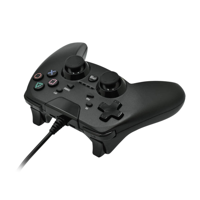 A'cross Simple controller turbo for PS4/PS3/PC 3m Cable SASP-0580 no speaker NEW_5