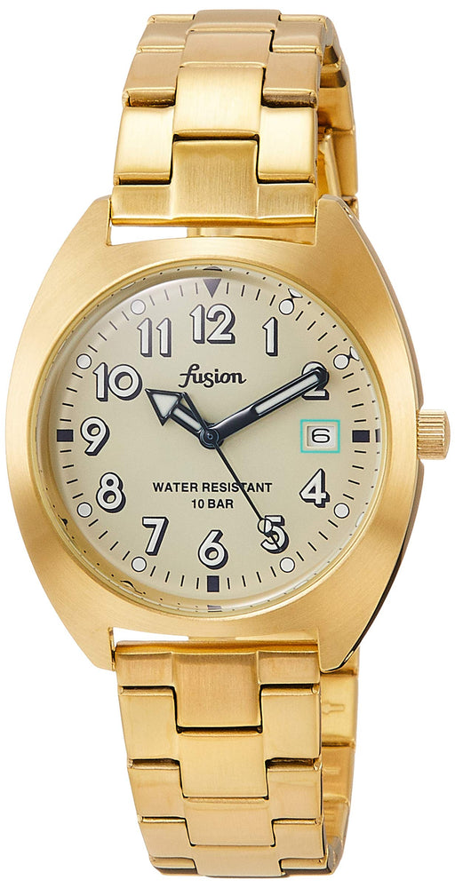 SEIKO ALBA Fusion School AFSJ403 Unisex Model Wristwatch Gold Date Indicator NEW_1