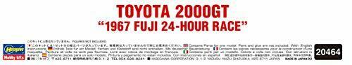 Hasegawa 1/24 TOYOTA 2000GT 1967 FUJI 24-HOUR RACE Kit 20464 NEW from Japan_7