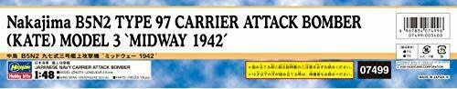 Hasegawa 1/48 Nakajima B5N2 TYPE 97 CARRIER ATTACK BOMBER (KATE) MODEL 3 Kit NEW_5