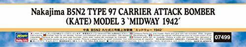 Hasegawa 1/48 Nakajima B5N2 TYPE 97 CARRIER ATTACK BOMBER (KATE) MODEL 3 Kit NEW_6