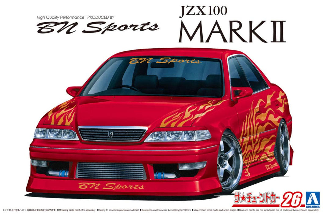 Aoshima 1/24 The Tuned Car Series No.26 Toyota BN Sports JZX10 Mark II 1998 kit_4