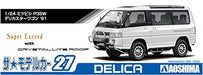 Aoshima 1/24 The Model Car Series No. 27 Mitsubishi P35W Delica Star Wagon 1991_5