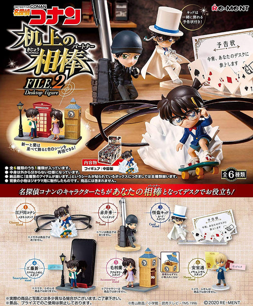 Re-Ment Detective Conan Desk Buddy FILE.2 Desktop figure Complete BOX NEW_1
