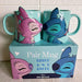 Disney Stitch and Angel Mug Cup Pair 300ml SAN3390 Sunart NEW from Japan_3