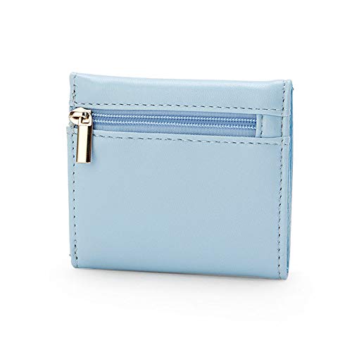 Sanrio Cinnamoroll Mini Wallet Compact Wallet Travel Small Faux leather Blue NEW_2