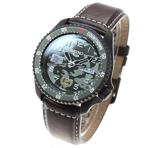 SEIKO 5 Sports x Street Fighter V GUILE SBSA081 Automatic Men's Watch Leather_1