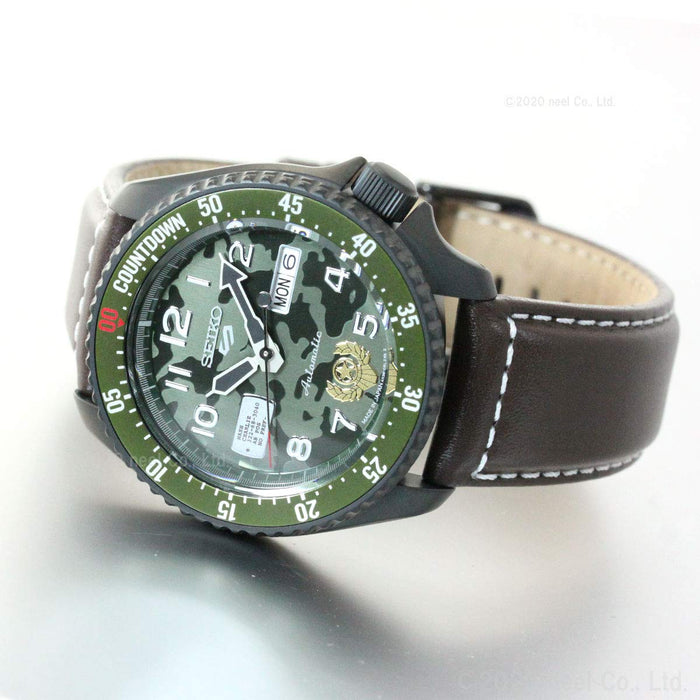 SEIKO 5 Sports x Street Fighter V GUILE SBSA081 Automatic Men's Watch Leather_8