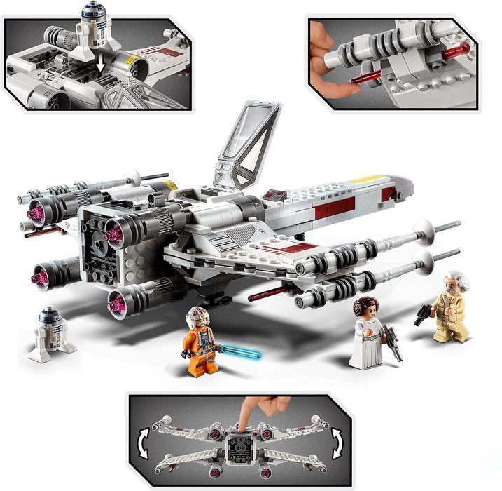 Lego Star Wars Luke Sky Walker X Wing Fighter (TM) 75301 Plastic 474 pieces NEW_5
