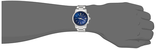 SEIKO BRIGHTZ SAGZ109 Eternal Blue 2020 Solar Radio Men's Watch Titanium Silver_2