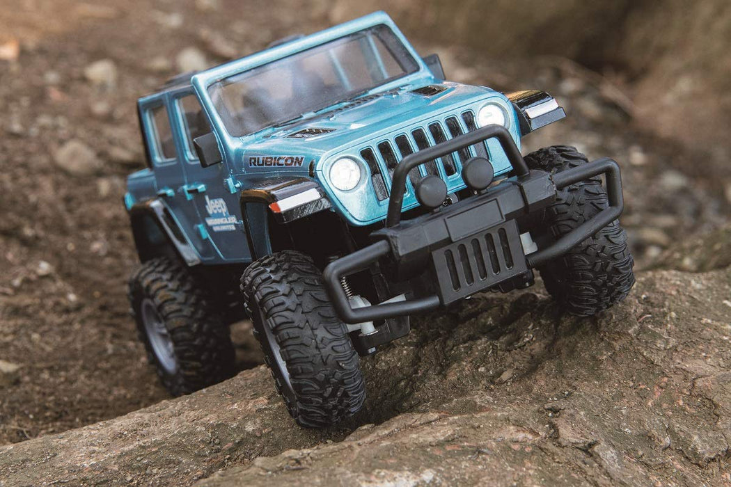 Dirt Max 1/24 RC Jeep Wrangler Rubicon Blue JRVT090-BL Dustproof Waterproof RTR_6