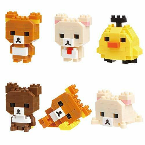 nanoblock mini nano Rilakkuma 6pcs Complete Set (BOX) NBMC_17S NEW from Japan_1