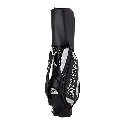 DUNLOP SRIXON Golf Men's Caddy Bag 9.5 x 47 inch 3kg Black Silver GGC-S166 NEW_1